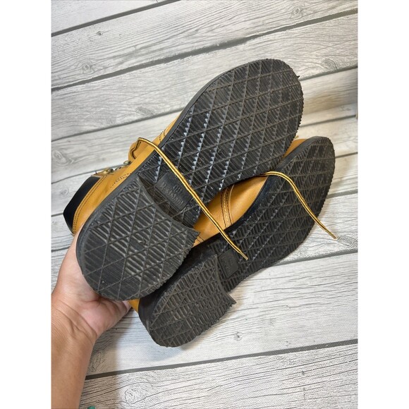 American sportsman Boots Mens Size 10 Vintage Brown Leather Lace Steel Toe Work - Picture 11 of 12